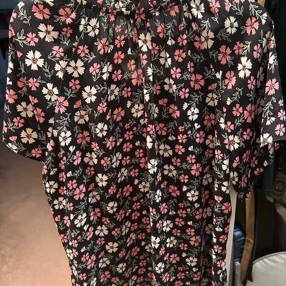 EUC 3 for $20 ANN TAYLOR FLORAL TIE TOP SZ LARGE - Picture 6 of 6